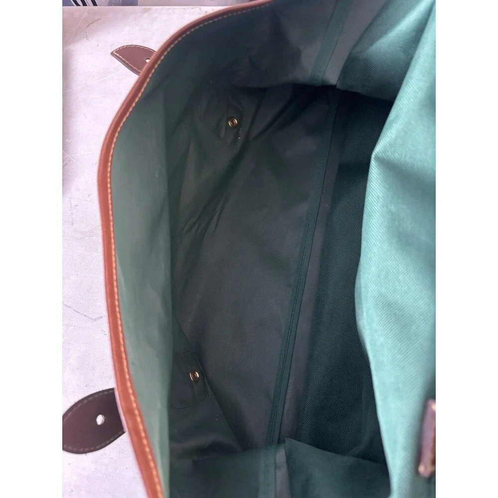 Vintage RALPH LAUREN POLO Green Canvas Duffle/Gym/Overnight Bag / Luggage
